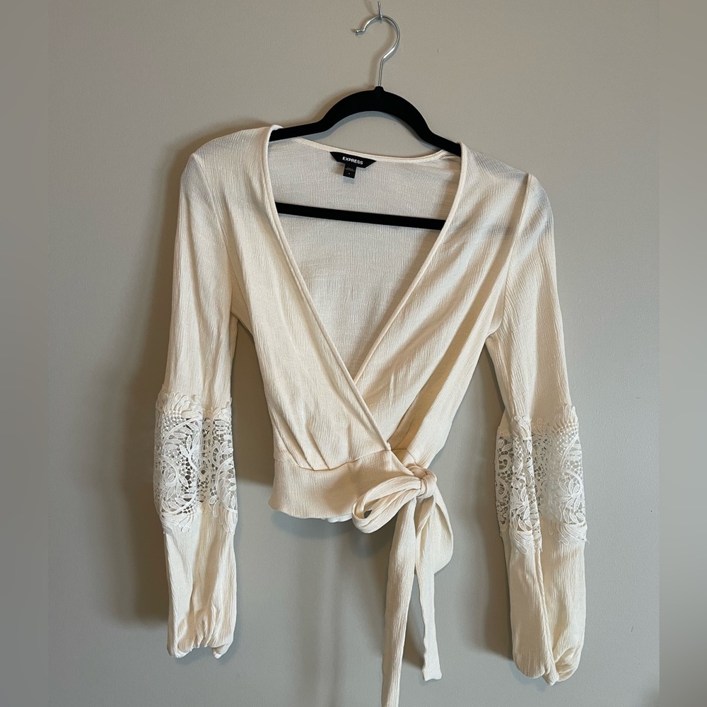Express - Wrap top - Never Worn